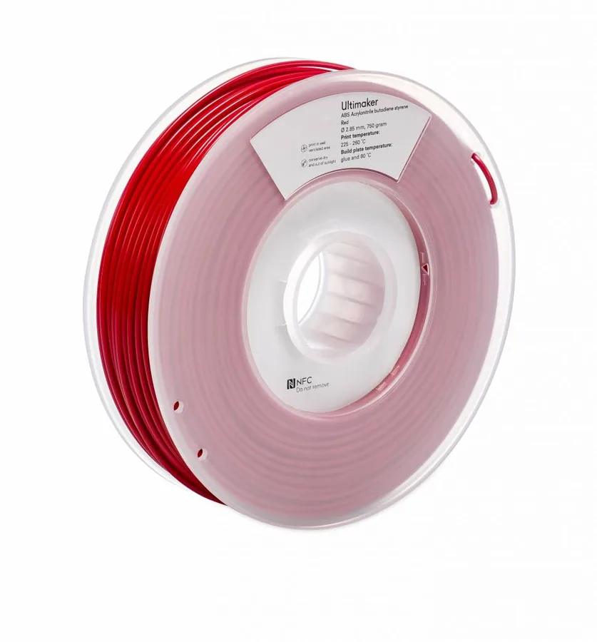 [1623] UltiMaker ABS 750gr Red