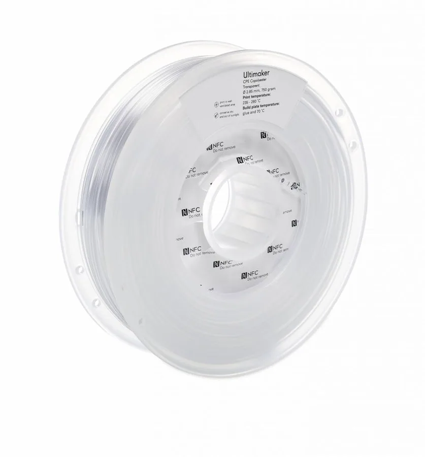 [1639] UltiMaker CPE 750gr Transparant