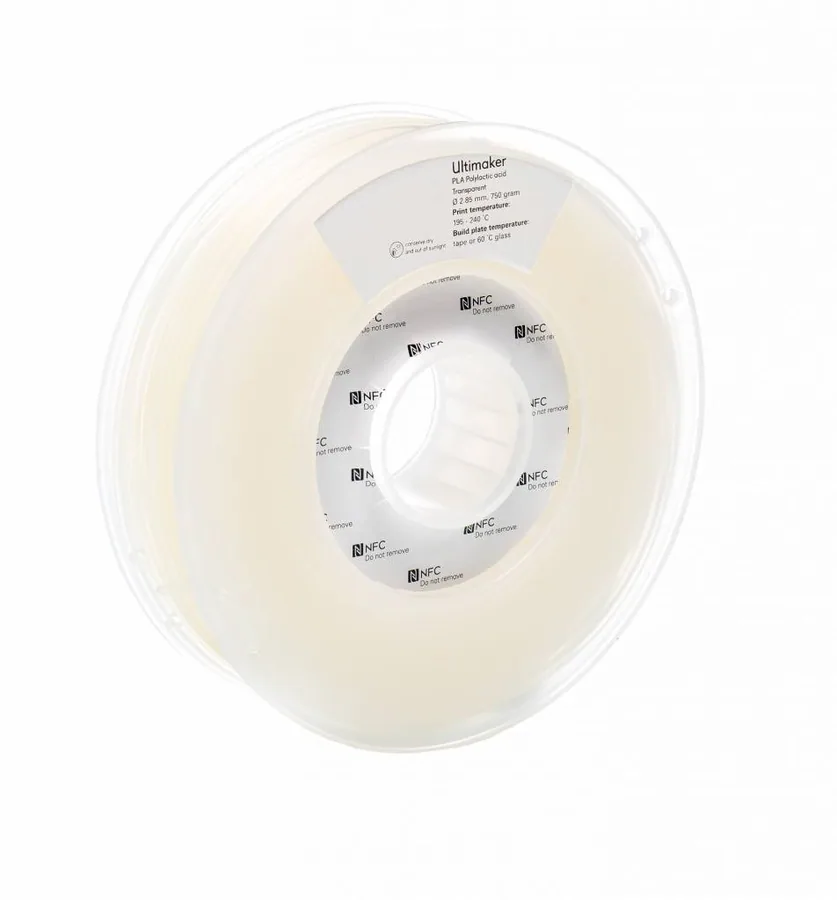 UltiMaker PLA 750gr Transparent