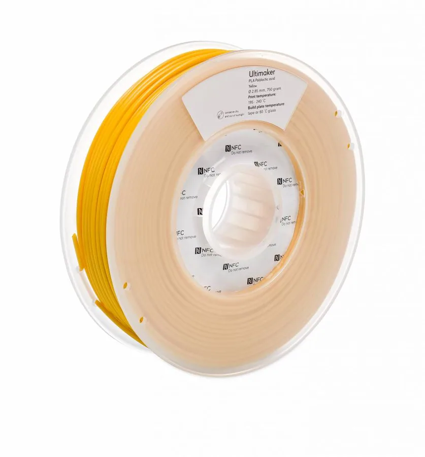 [1619] UltiMaker PLA 750gr Yellow
