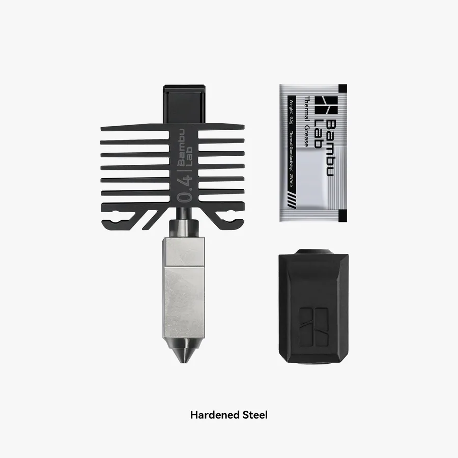 Bambu Lab Hotend with Hardened Steel Nozzle - X1 and P1 Series
