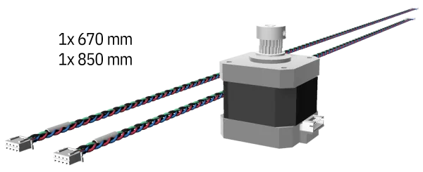 UltiMaker XY Motor assembly S3/S5R2