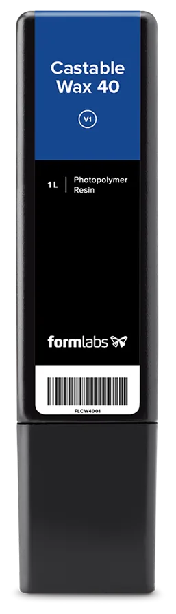(end of life) Formlabs Castable Wax 40 Resin (Form 3) 1 L